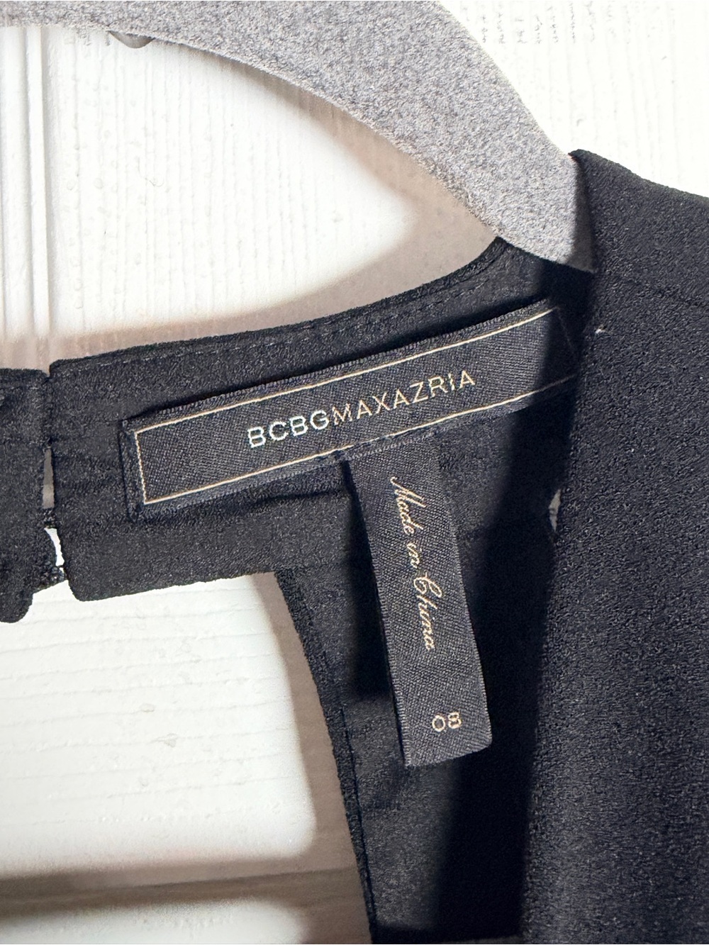BCBGMaxAzria Salome Black Maxi Gown - Picture 4 of 6